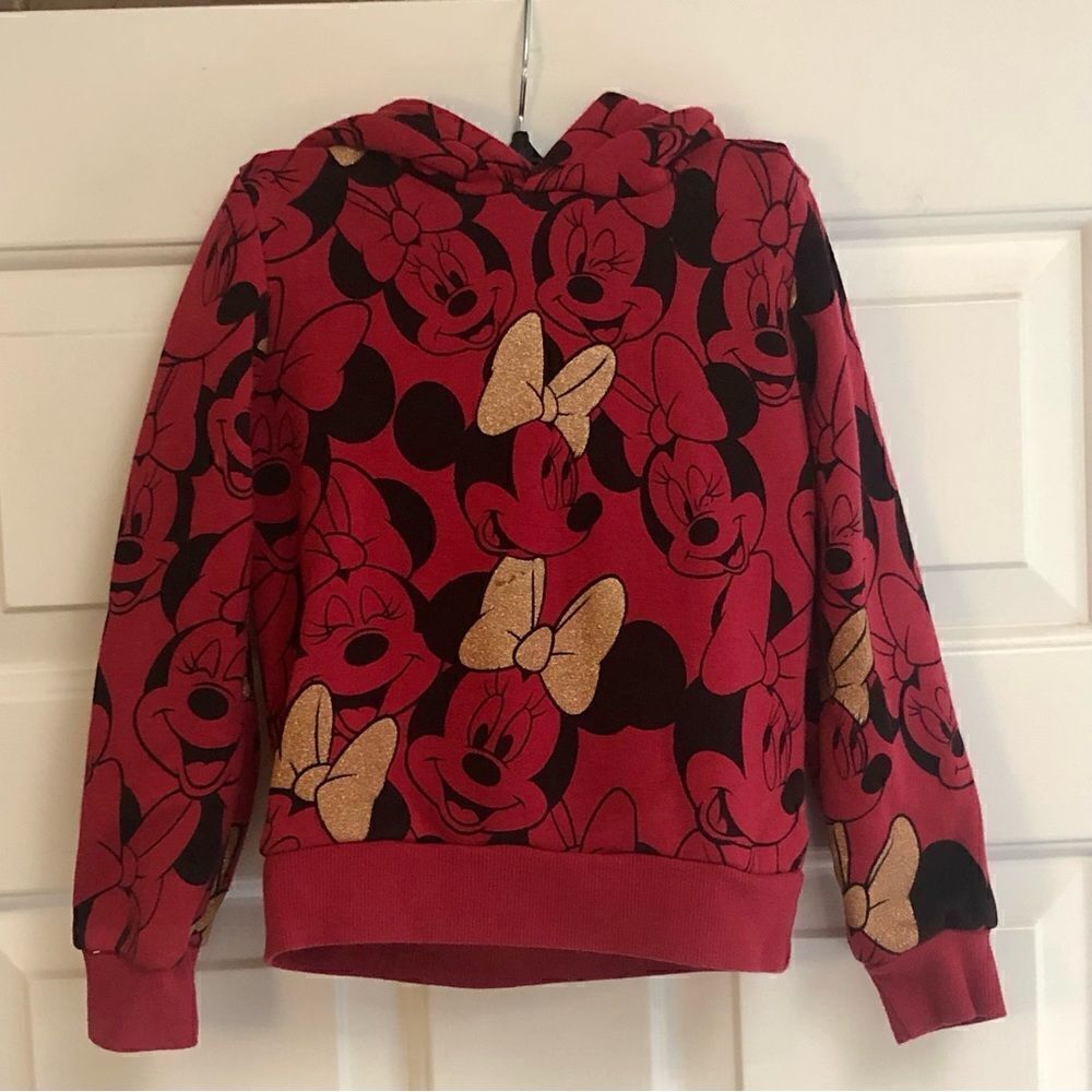 Disney Minnie Mouse Children’s Hoodie Sweatshirt Size 5/6
